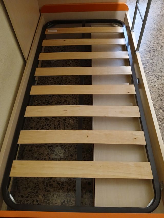 Litera con armario y 6 cajones