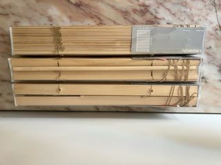 Persianas venecianas de madera de IKEA (3 unid). 