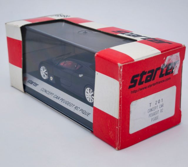 PEUGEOT RC PIQUE CONCEPT CAR 1:43 STARTER