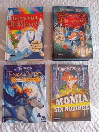 Lote libros Gerónimo Stilton y Tea Stilton