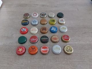 25 Chapas Cerveza Variadas