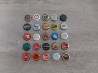 25 Chapas Cerveza Variadas