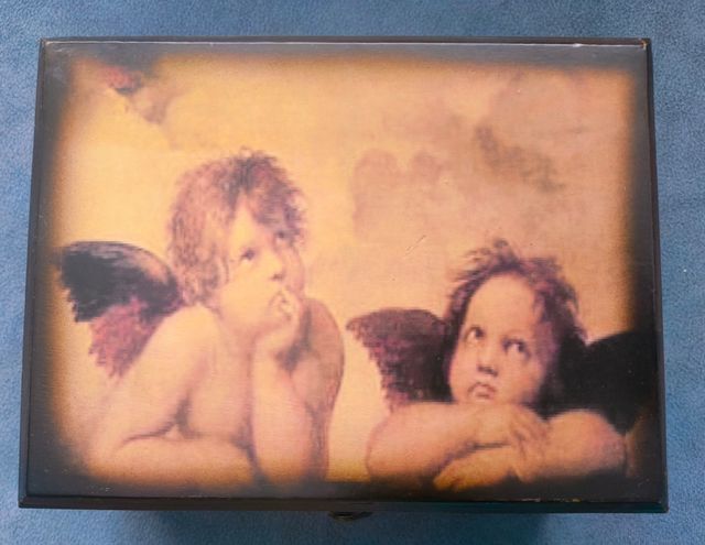 Caja madera Ángeles Rafael