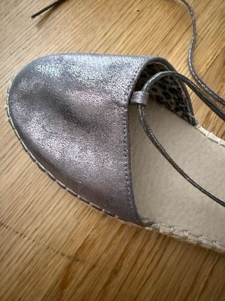 Alpargatas Plata Stradivarius