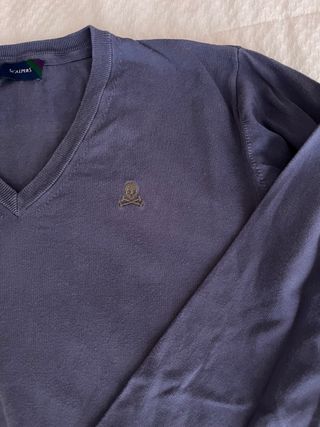 Jersey Scalpers V-cuello azul