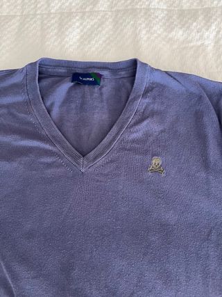 Jersey Scalpers V-cuello azul