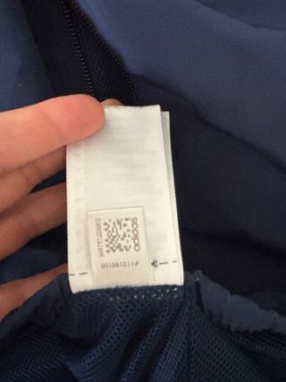Chaqueta Adidas vintage azul-amarilla