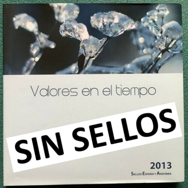 VALORES EN EL TIEMPO. LIBRO DE CORREOS AÑO 2013. S