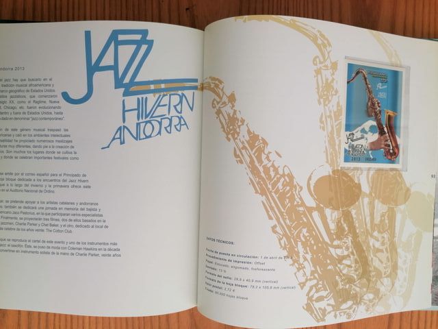 VALORES EN EL TIEMPO. LIBRO DE CORREOS AÑO 2013. S