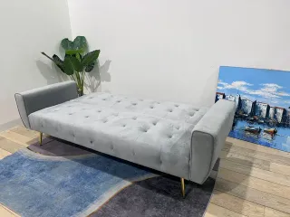 Sofá cama gris - nuevo