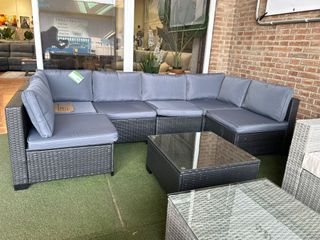 Sofá rinconera U - Gris