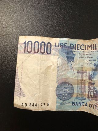 Banconota 10.000 Lire - Volta