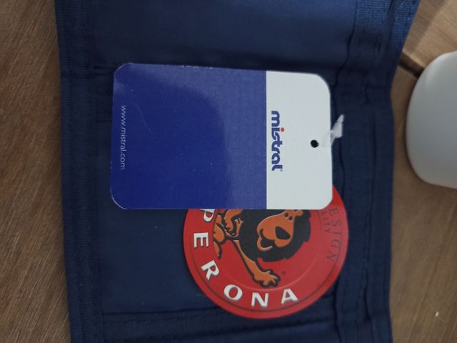 Portafoglio blu Mistral