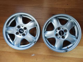 2 Llantas Mini 15" aluminio