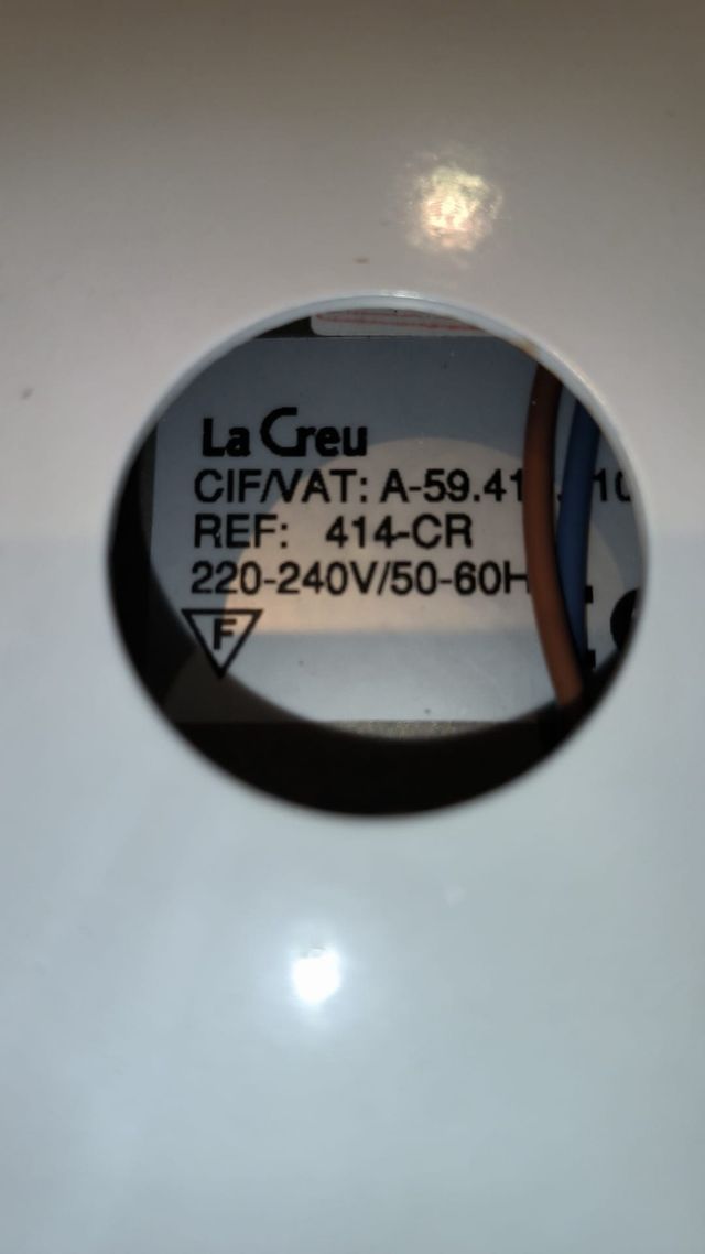 Plafón techo 3 luces madera wengué