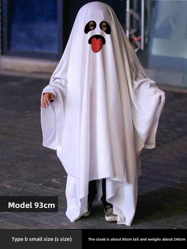 Capa Fantasma Halloween Niño