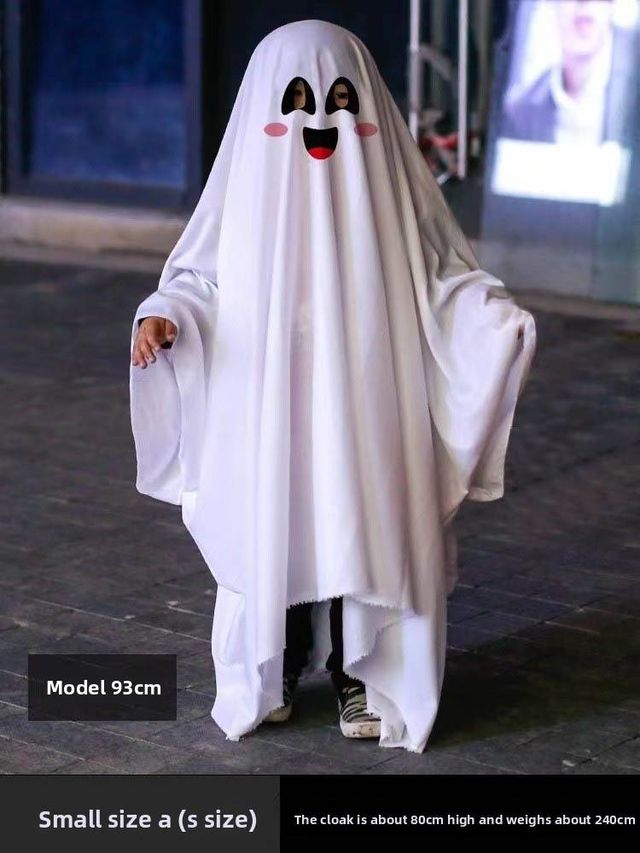 Capa Fantasma Halloween Niño