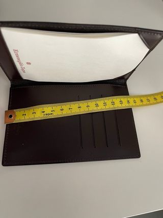 Cartera Ermenegildo Zegna negra con libreta