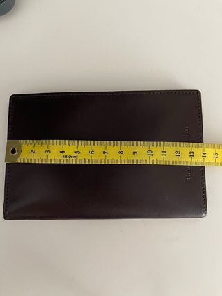 Cartera Ermenegildo Zegna negra con libreta