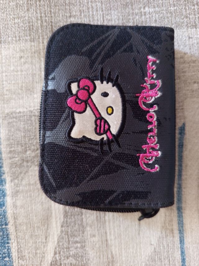 Cartera Hello Kitty negra