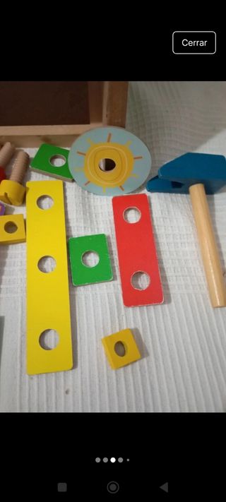 Mesa taller juguete madera
