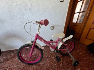 Bicicleta niña 16" rosa