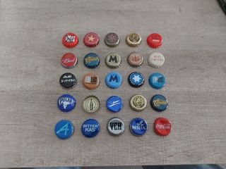 25 Chapas Cerveza & Refrescos