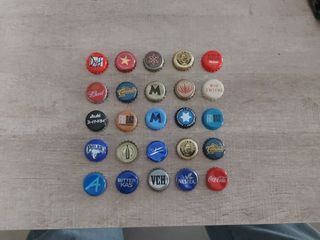 25 Chapas Cerveza & Refrescos