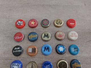 25 Chapas Cerveza & Refrescos