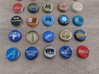25 Chapas Cerveza & Refrescos