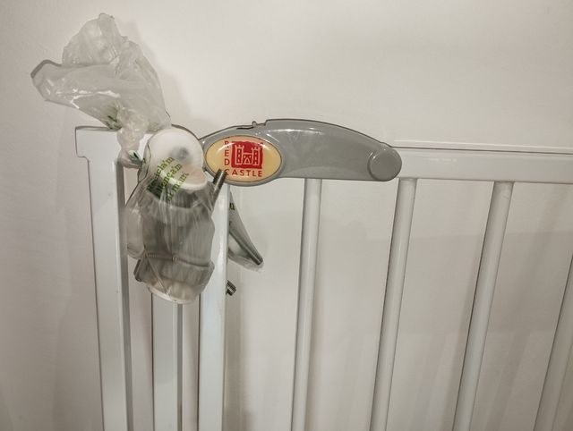 Puerta seguridad bebé - Blanca