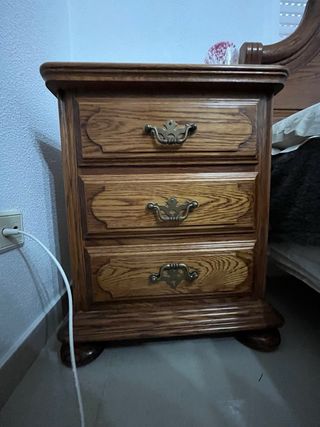 Dormitorio madera maciza - Estado impecable