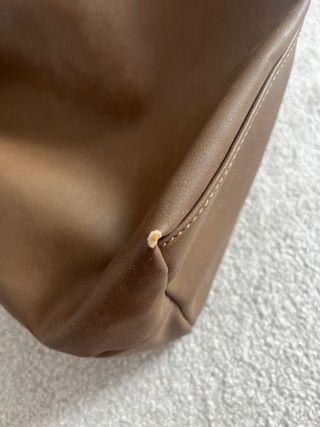 Bolso shopper marrón