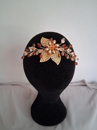 Tocado rama boda, fiesta, evento