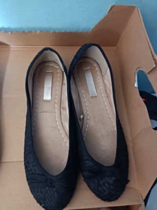 LOTE Bailarinas Zara, Sfera y Primark