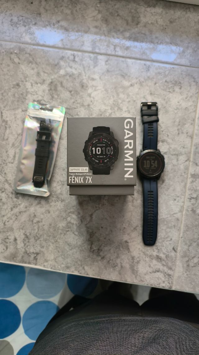 Garmin Fenix 7X Solar Zafiro y Titanio