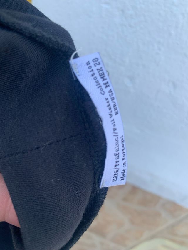 Vestido midi negro - algodón