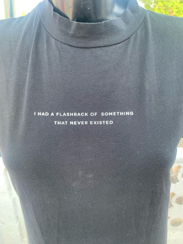 Vestido midi negro - algodón