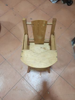 Trona madera bebé juguete
