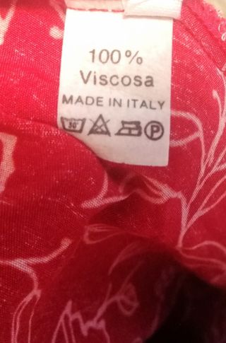 Abito lungo vintage rosso, tg L