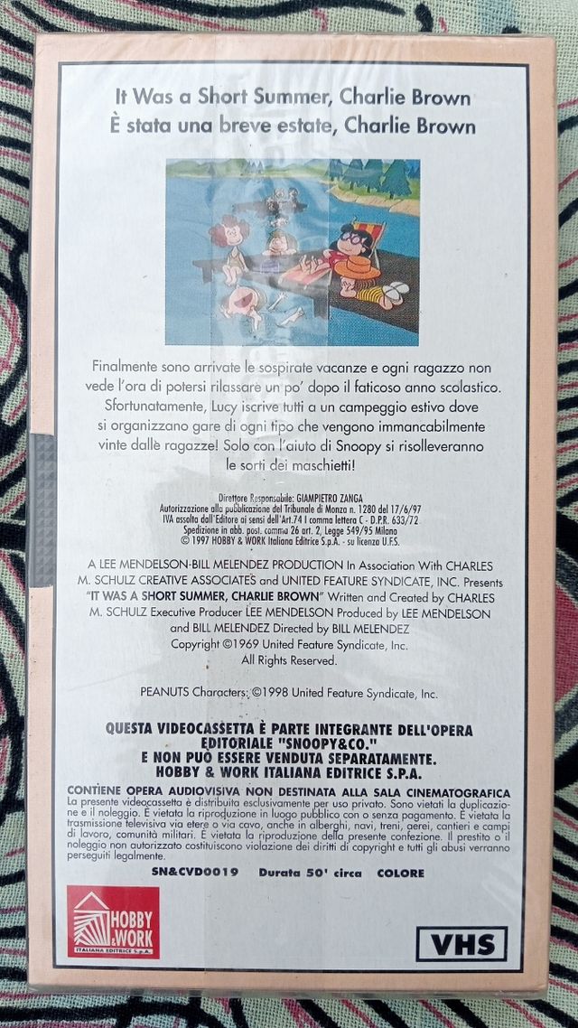 VHS Snoopy & Co - Estate Breve