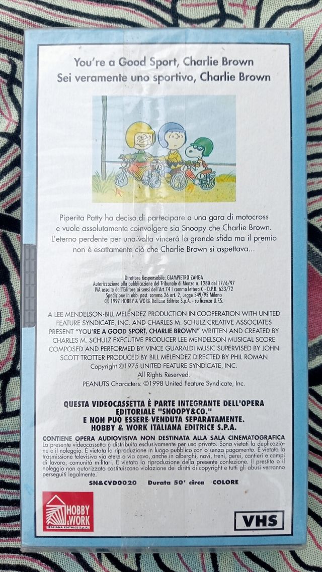 VHS Snoopy & Co - You're a Good Sport