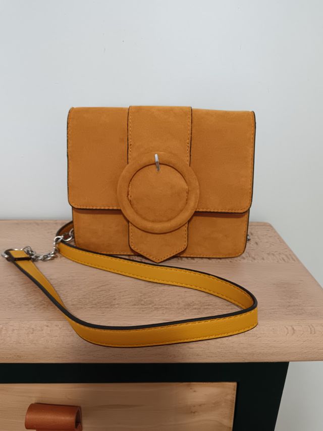 Bolso bandolera mostaza