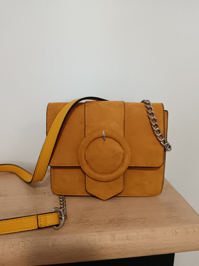 Bolso bandolera mostaza