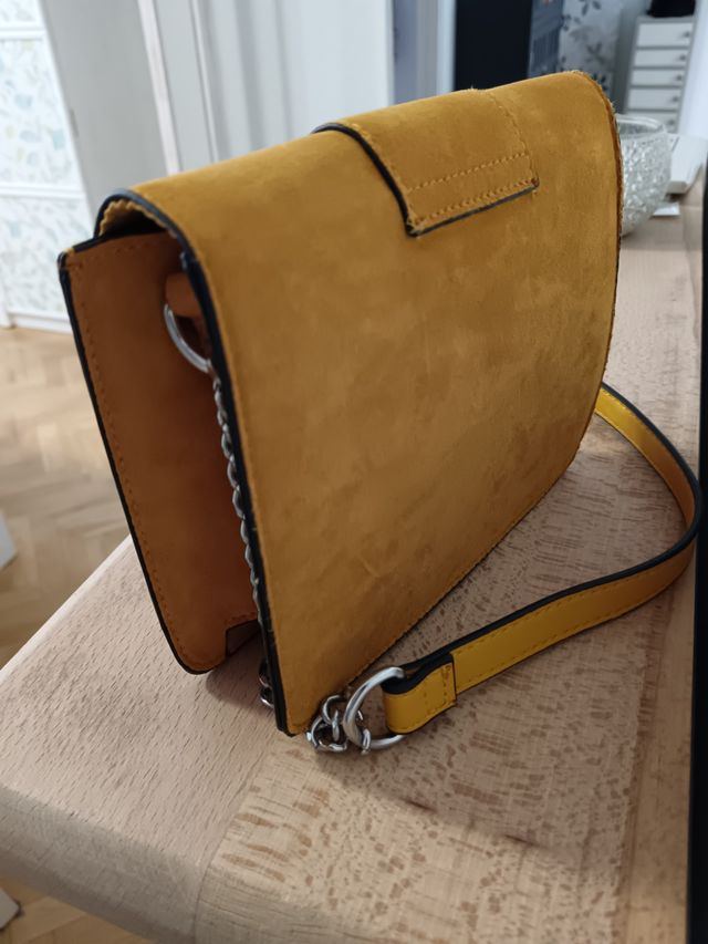 Bolso bandolera mostaza