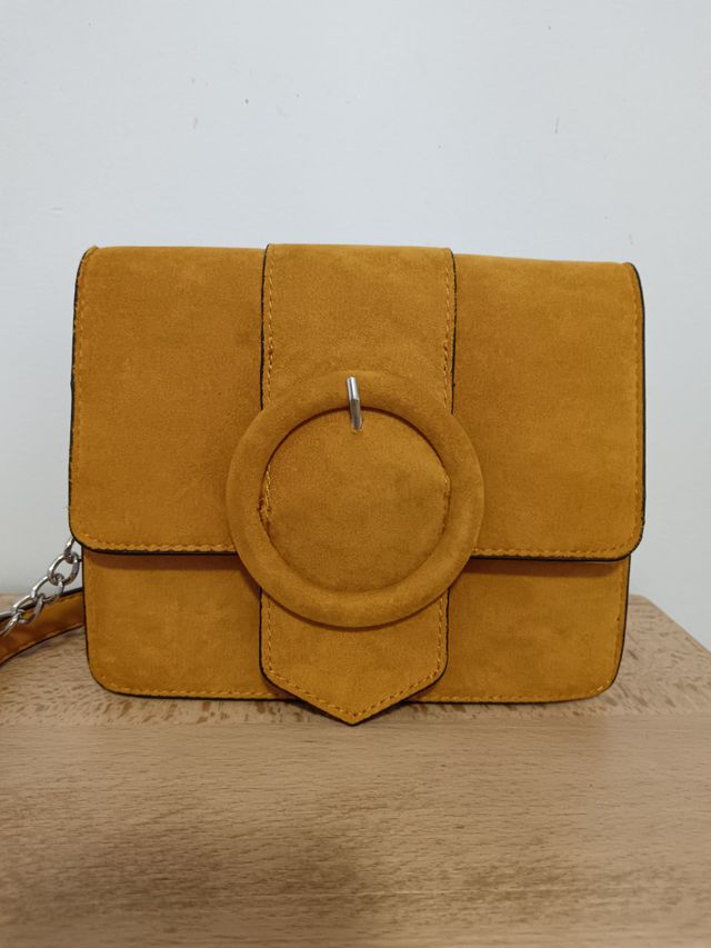 Bolso bandolera mostaza