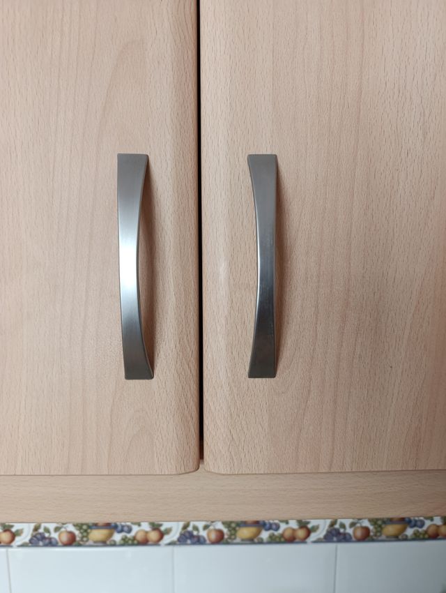 Tiradores armario metal - plata