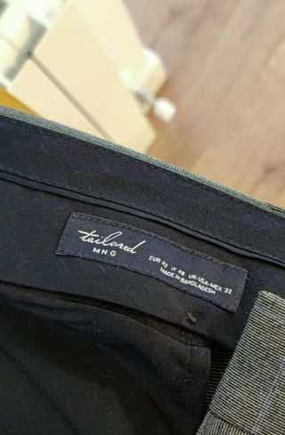 Traje Gris Mango Hombre