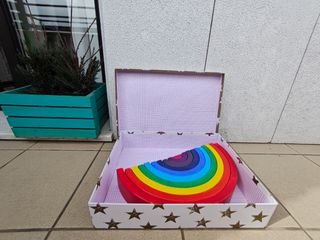 Arcoiris de madera Waldorf/Montessori
