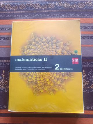 Matemáticas II. 2 Bachillerato. Savia
